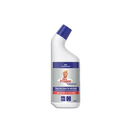 MR PROPRE Flacon 750 ml Gel WC nettoyant et détartrant des toilettes et urinoirs parfum frais