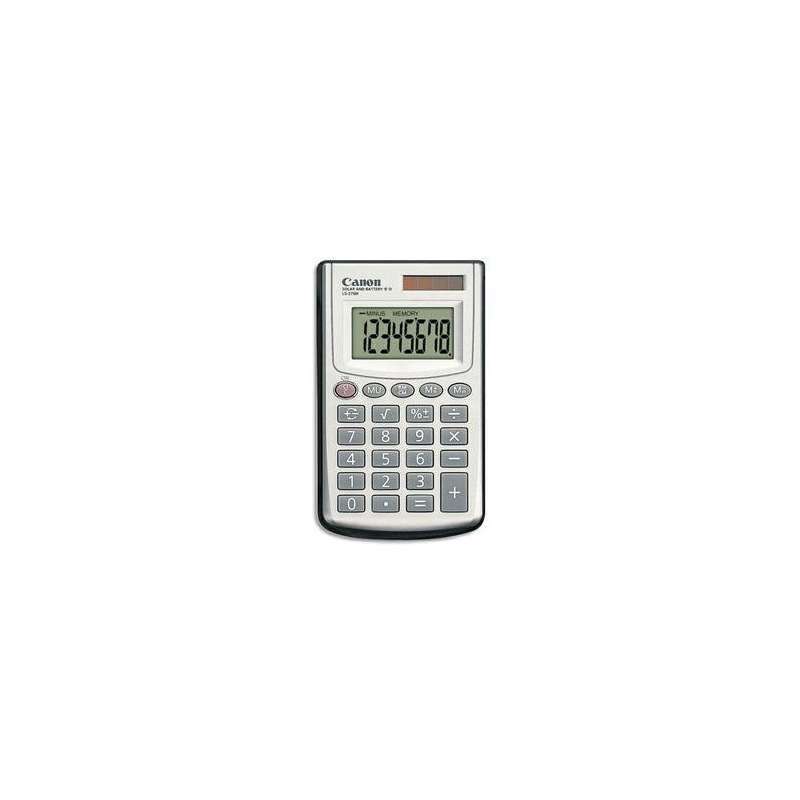 CANON Calculatrice de poche LS-270H 8 chiffres, pile/solaire 5932A016
