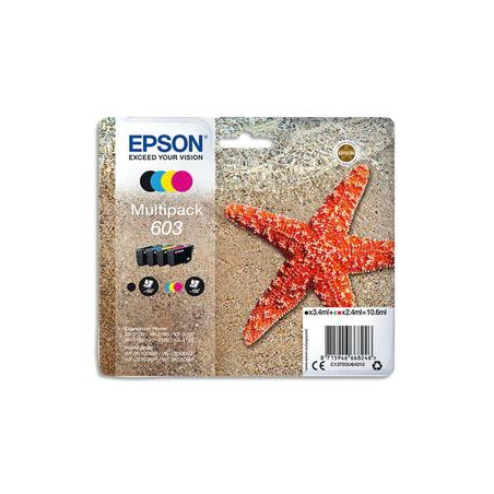 EPSON Multipack 4 couleurs 603XL Etoile de mer C13T03A64010