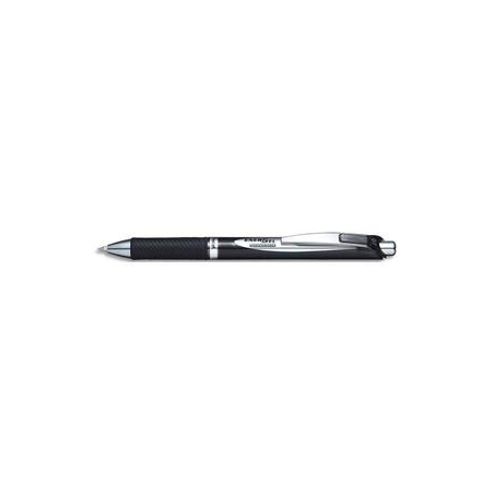 PENTEL Roller EnerGel encre gel infasifiable. Pointe moyenne 0,7 mm. Encre rechargeable Noire