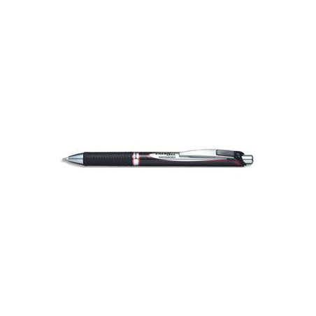 PENTEL Roller EnerGel encre gel infasifiable. Pointe moyenne 0,7 mm. Encre rechargeable Rouge