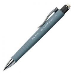 FABER CASTELL Porte-mine POLY MATIC 0,7mm. Corps Gris