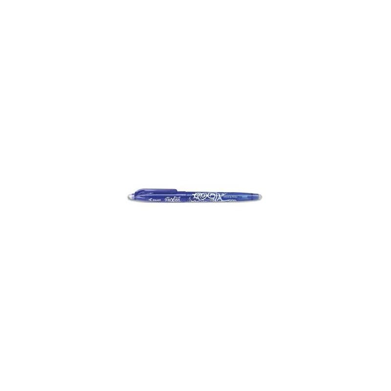 PILOT Roller FriXion Ball pointe fine 0,5 mm. Encre thermosensible effaçable Bleue