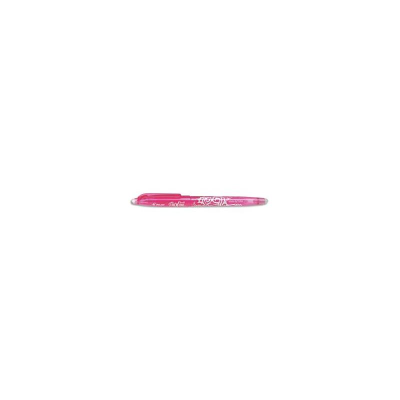 PILOT Roller FriXion Ball pointe fine 0,5 mm. Encre thermosensible effaçable Rose