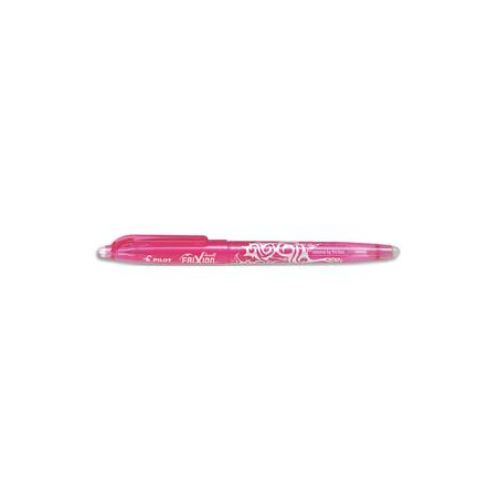 PILOT Roller FriXion Ball pointe fine 0,5 mm. Encre thermosensible effaçable Rose