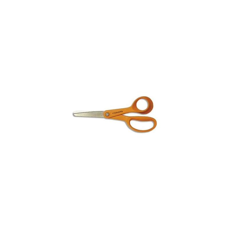 FISKARS Ciseaux Classic longueur 13cm, pour droitier bout rond, Orange