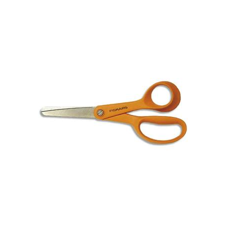 FISKARS Ciseaux Classic longueur 13cm, pour droitier bout rond, Orange