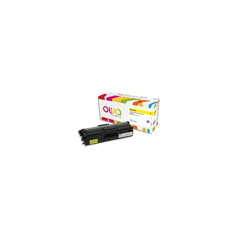 OWA Toner compatible BROTHER TN910 Jaune K18072OW